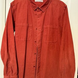 Outerknown Rust Corduroy Shirt